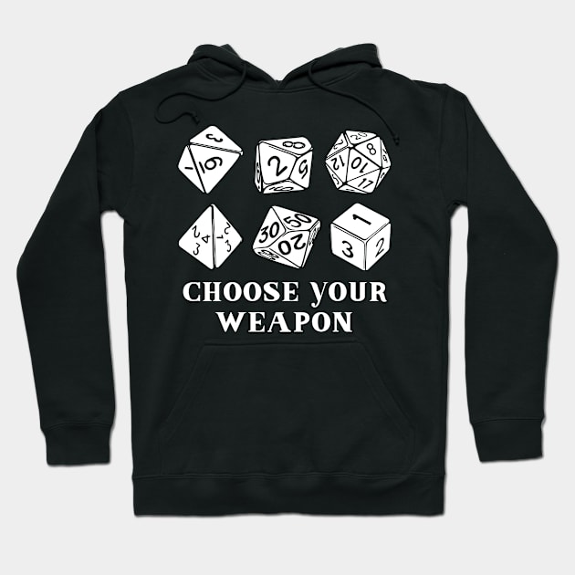 Choose Your Weapon Hoodie by Cooldruck